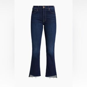 Mother the Insider Crop Step Fray in Night Tripper